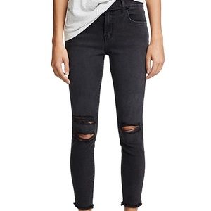 J Brand Photo Ready Cropped Mid Rise Skinny Jeans